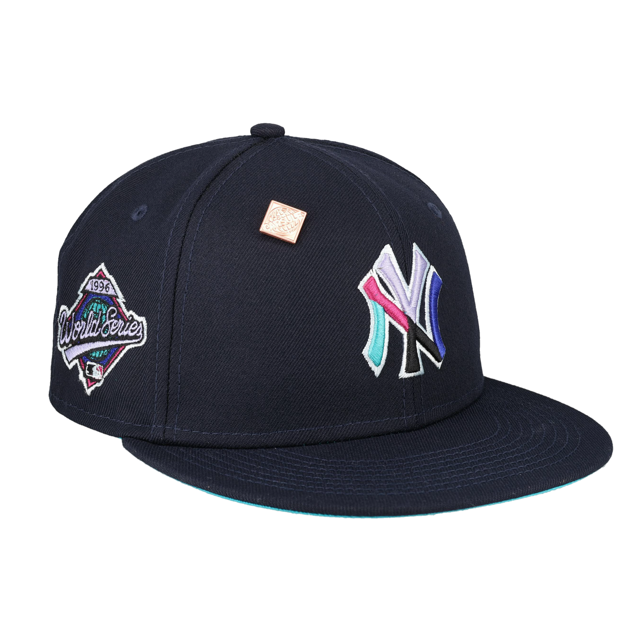 New York Yankees 1996 World Series Polar Lights New Era 59Fifty Fitted Hat