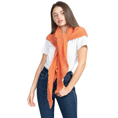 Plain Solid Triangle Scarf Shawl