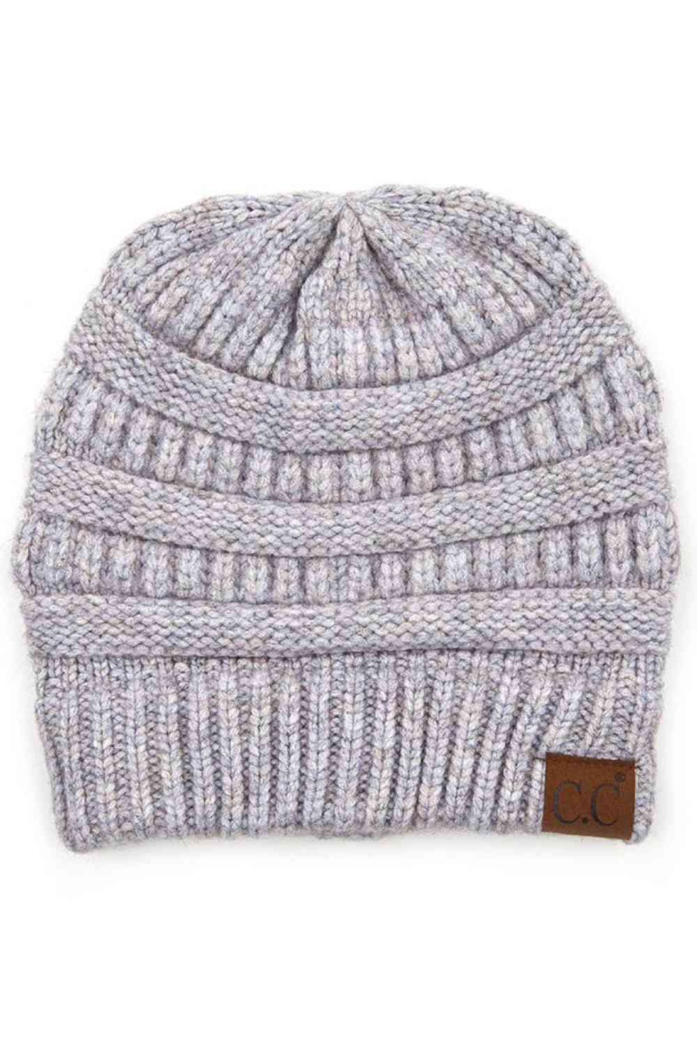 C.C Soft Yarn Knit Beanie Hat