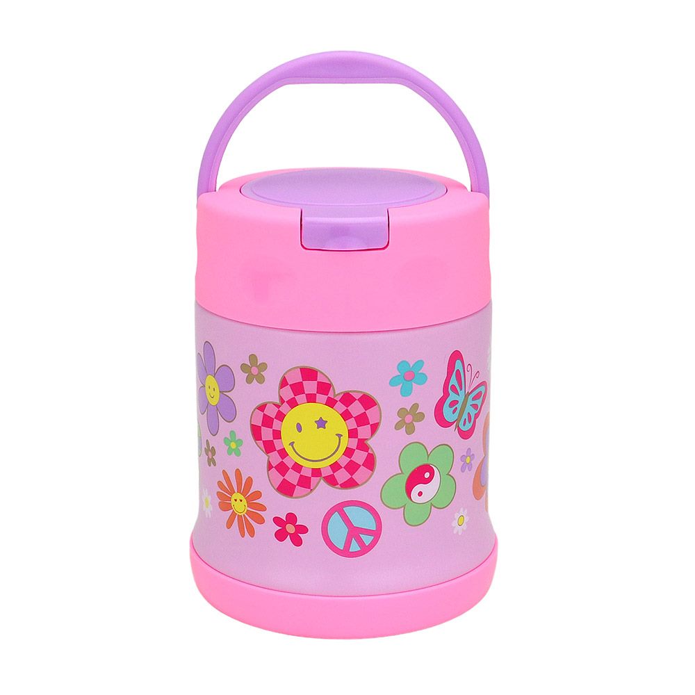 HOT FOCUS - Groovy Flower Insulated Food Jar
