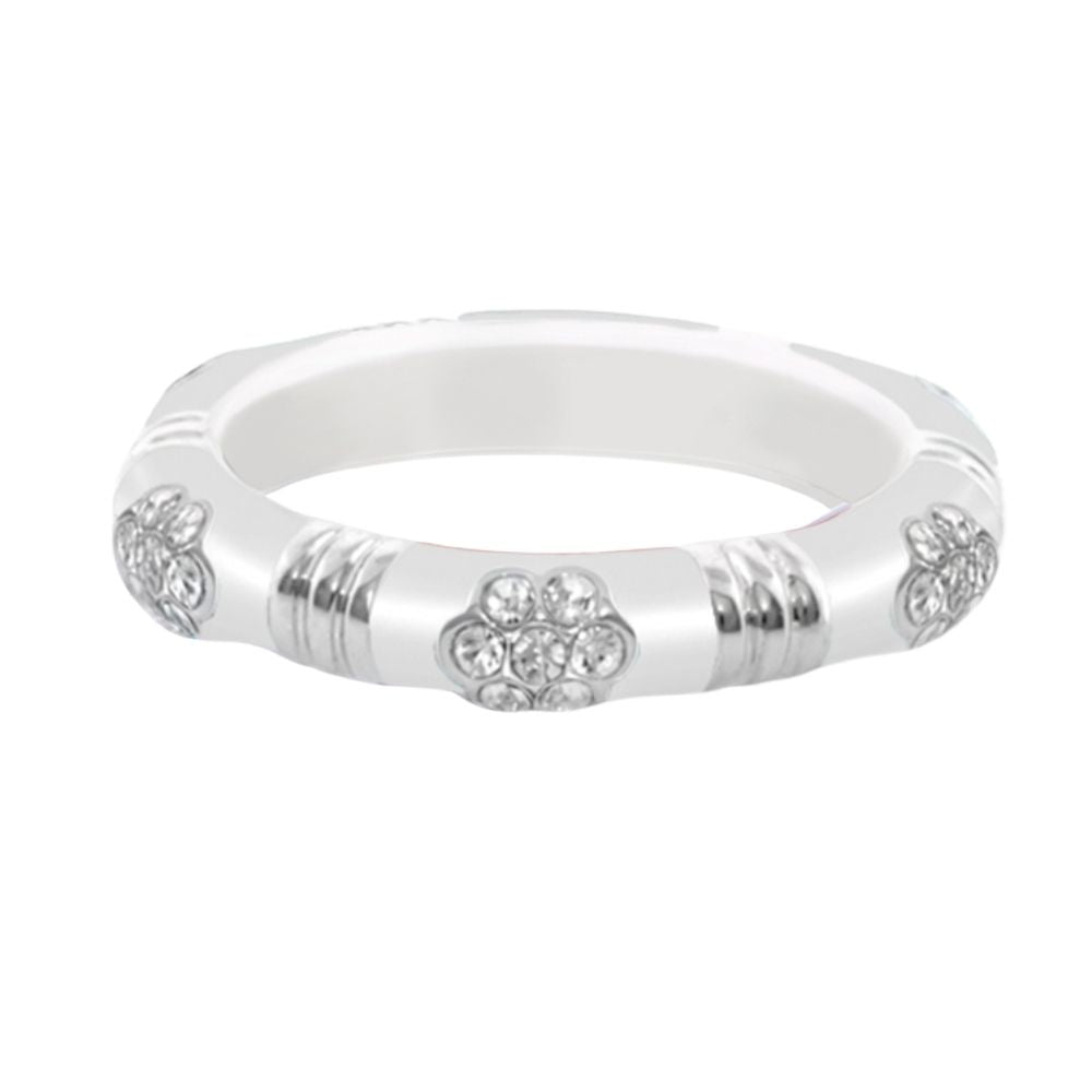 Daisy Love Stackable Ring — Pavé Flower