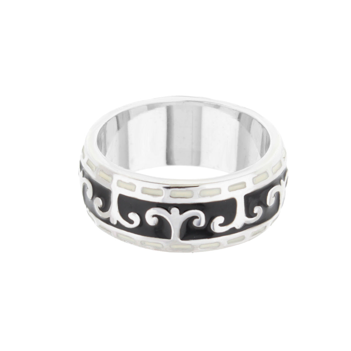 Renaissance Style Ring — Framed Scroll