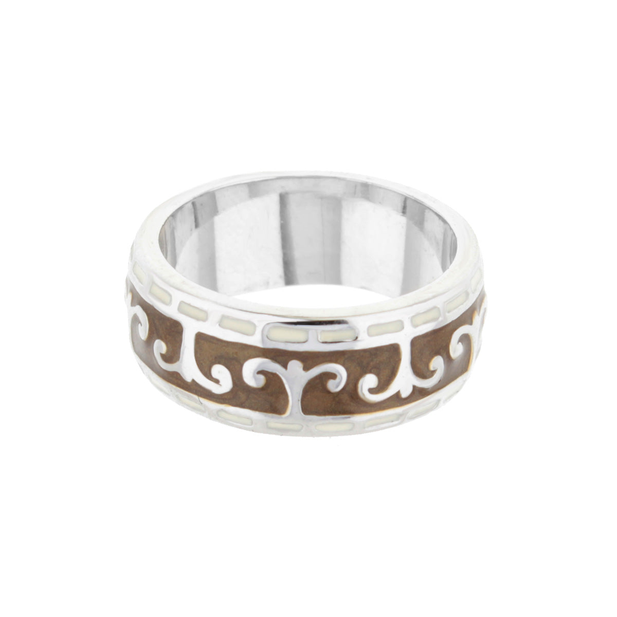 Renaissance Style Ring — Framed Scroll