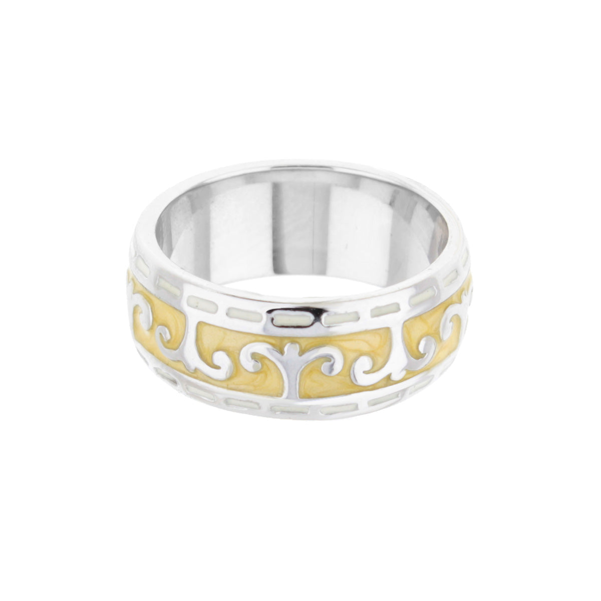 Renaissance Style Ring — Framed Scroll
