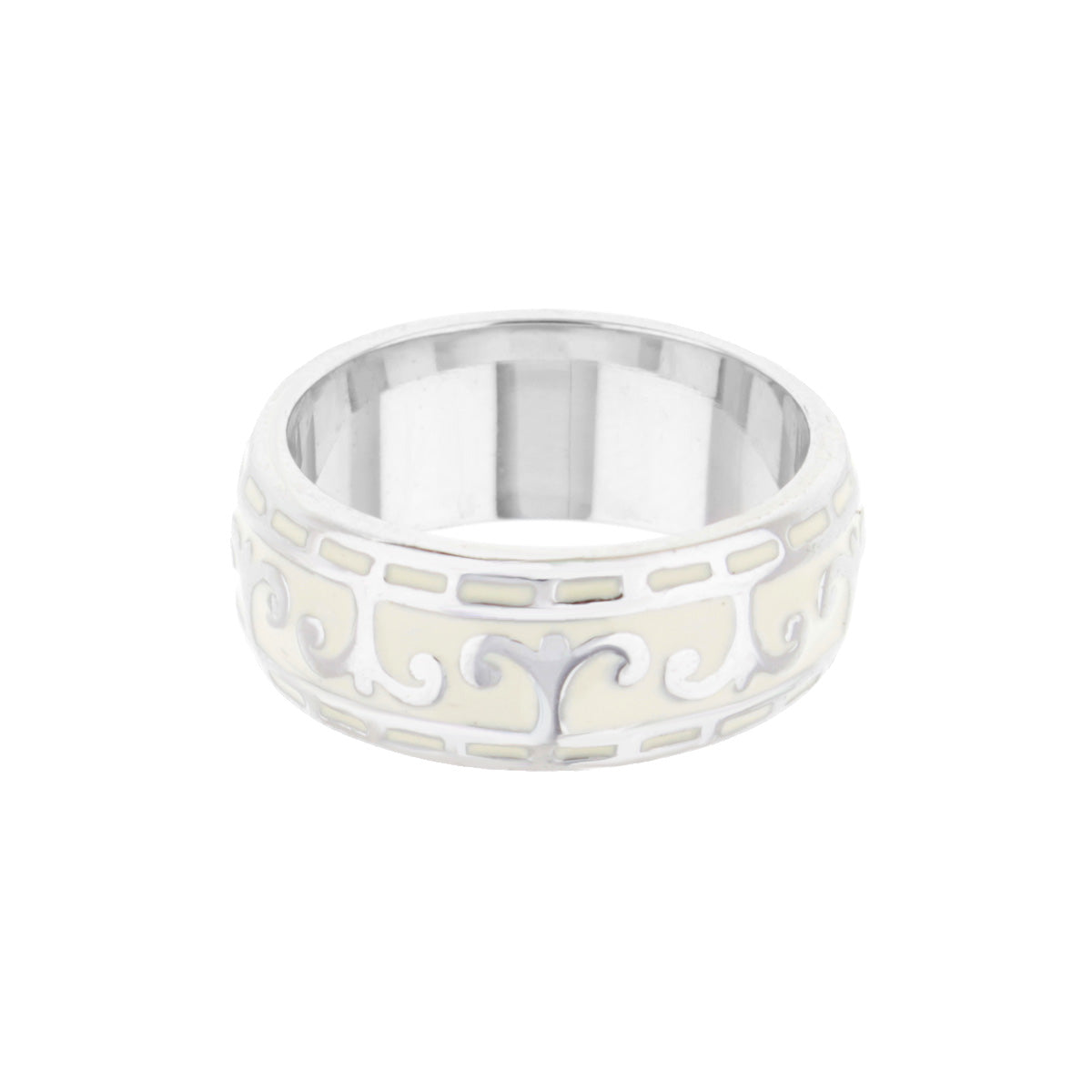 Renaissance Style Ring — Framed Scroll