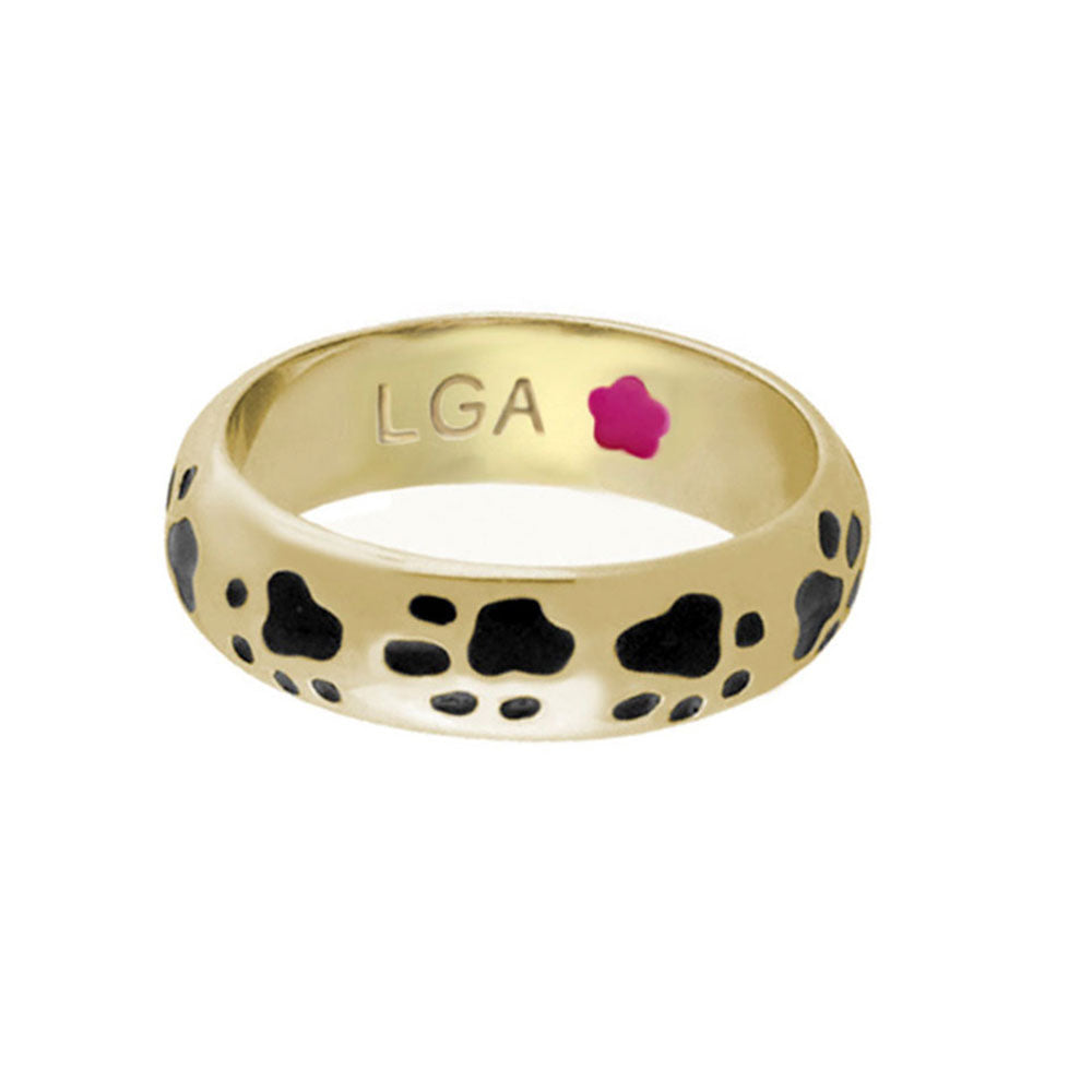 Animal Paradise Ring — Paw Print Band