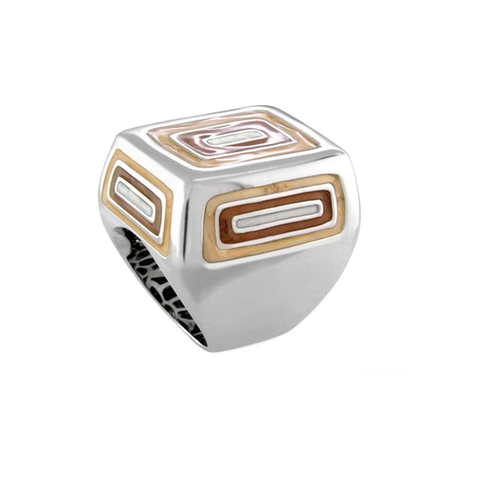 Modern Art cocktail ring