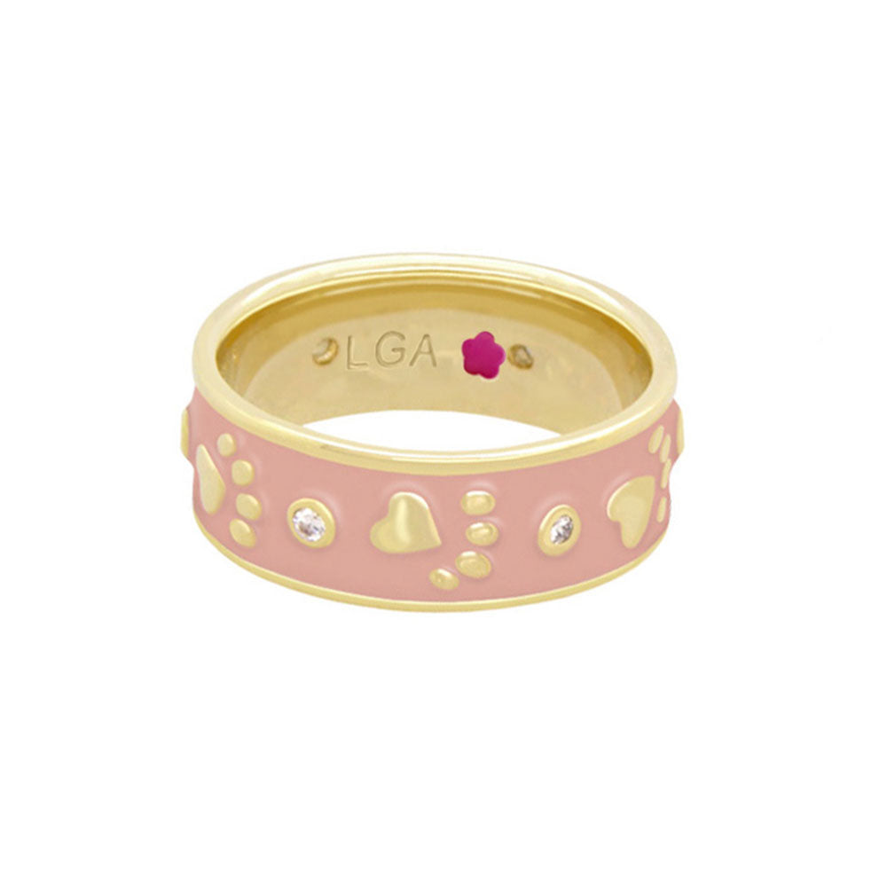 Animal Paradise Ring — Paw & Heart Band