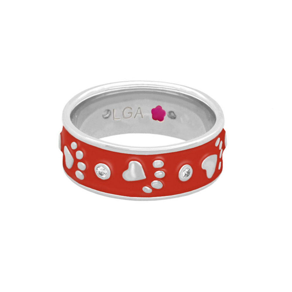 Animal Paradise Ring — Paw & Heart Band