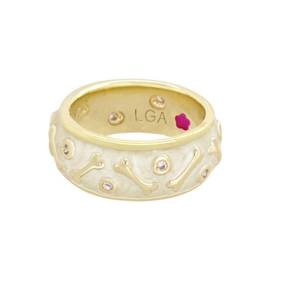 Animal Paradise Ring — Dog Bone Band