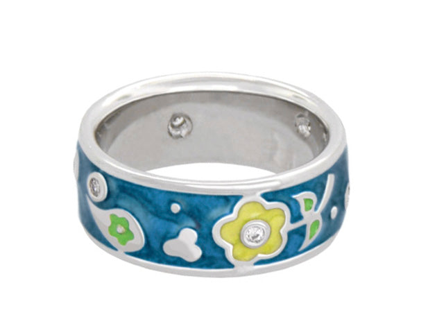 Daisy Love Band Ring — Wildflower