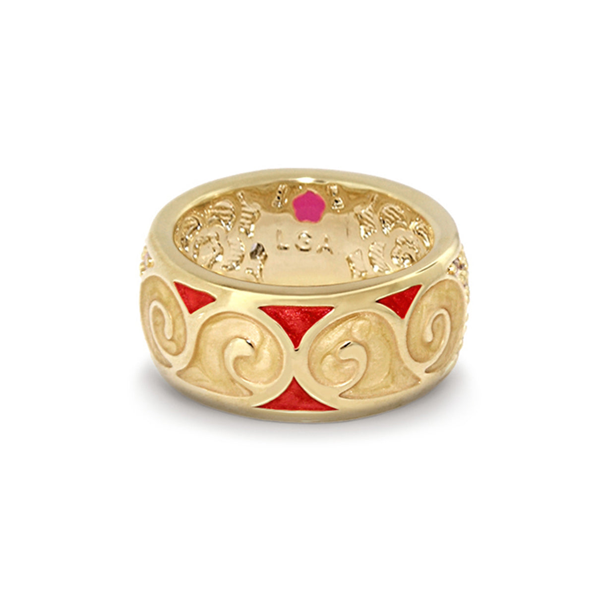 Butterfly World Band Ring — Swirl