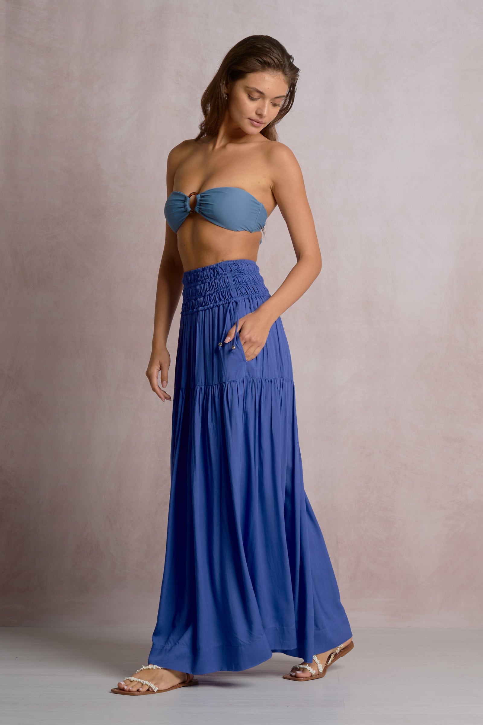 Rory Skirt Sapphire Blue
