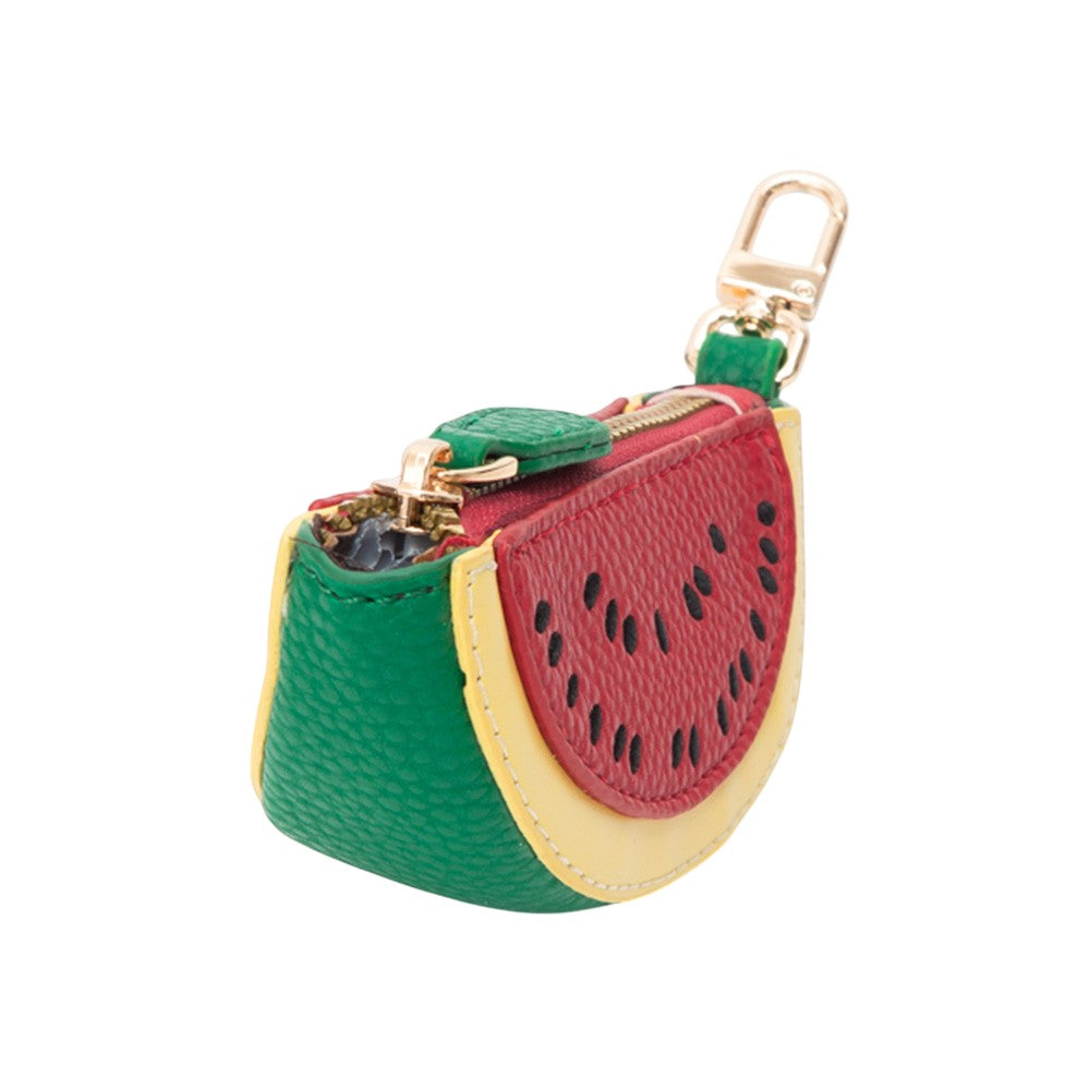 Faux Leather Watermelon Bag Charm