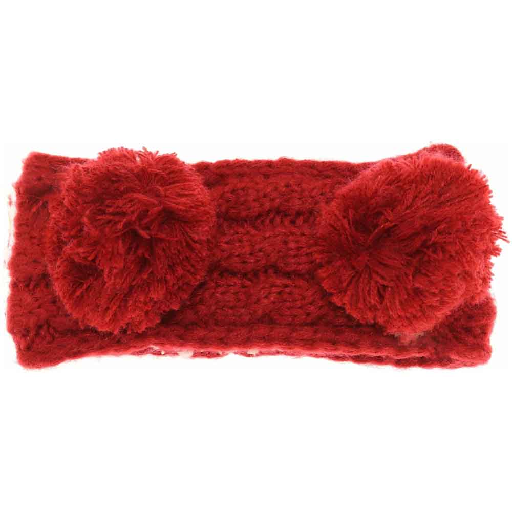 KIDS Solid Double Pom C.C Head Wrap