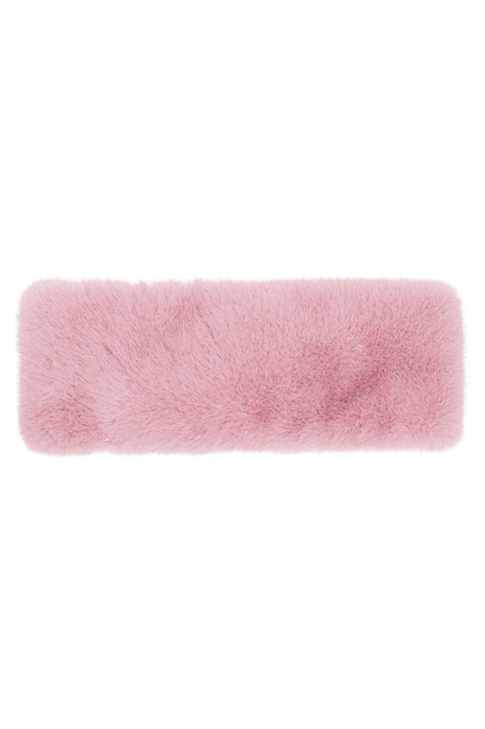 C.C Glitter Short Solid Fur Leather Strap Headwrap