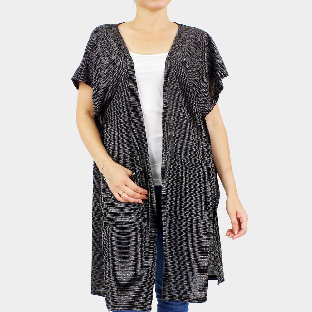 Front Pockets Jersey Vest