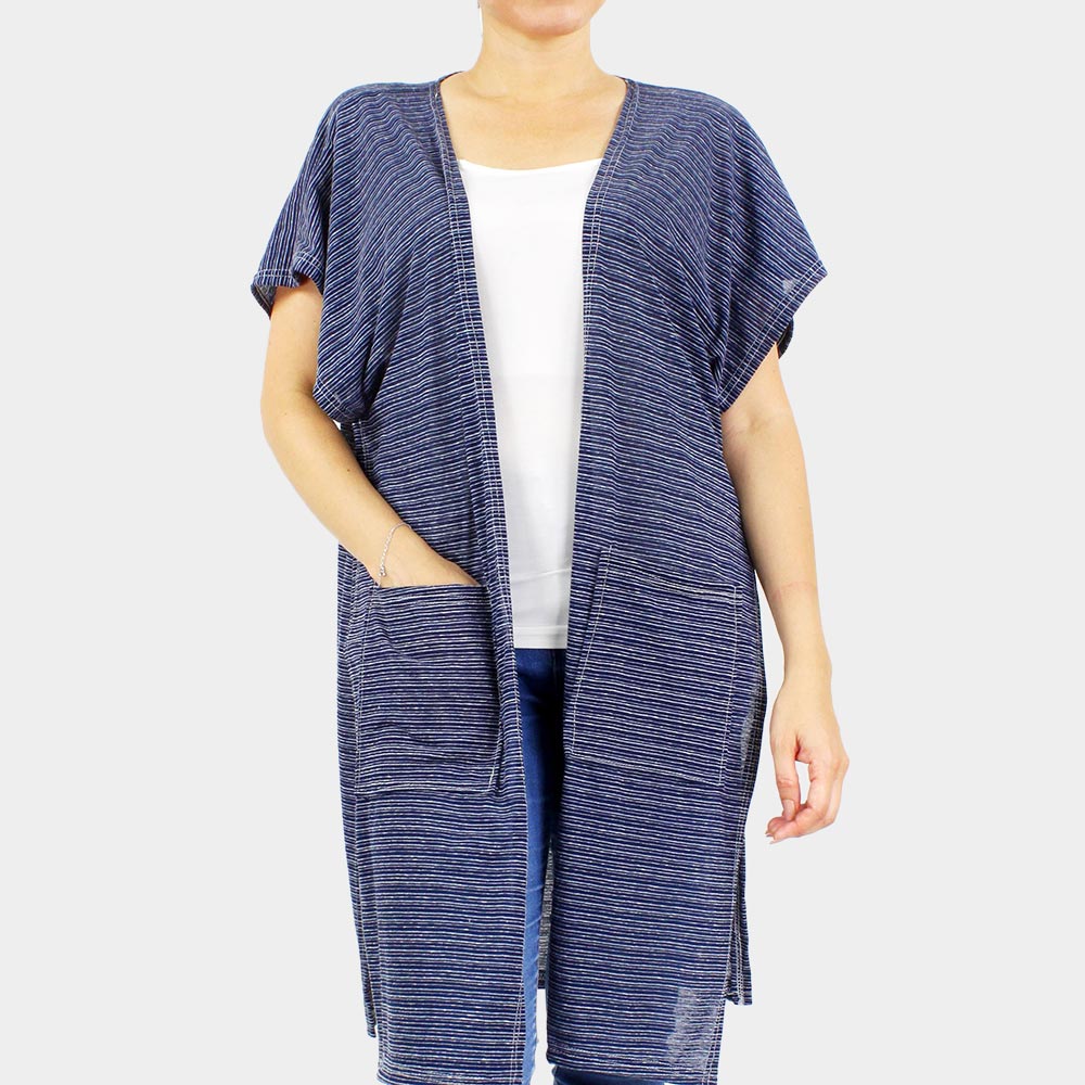 Front Pockets Jersey Vest