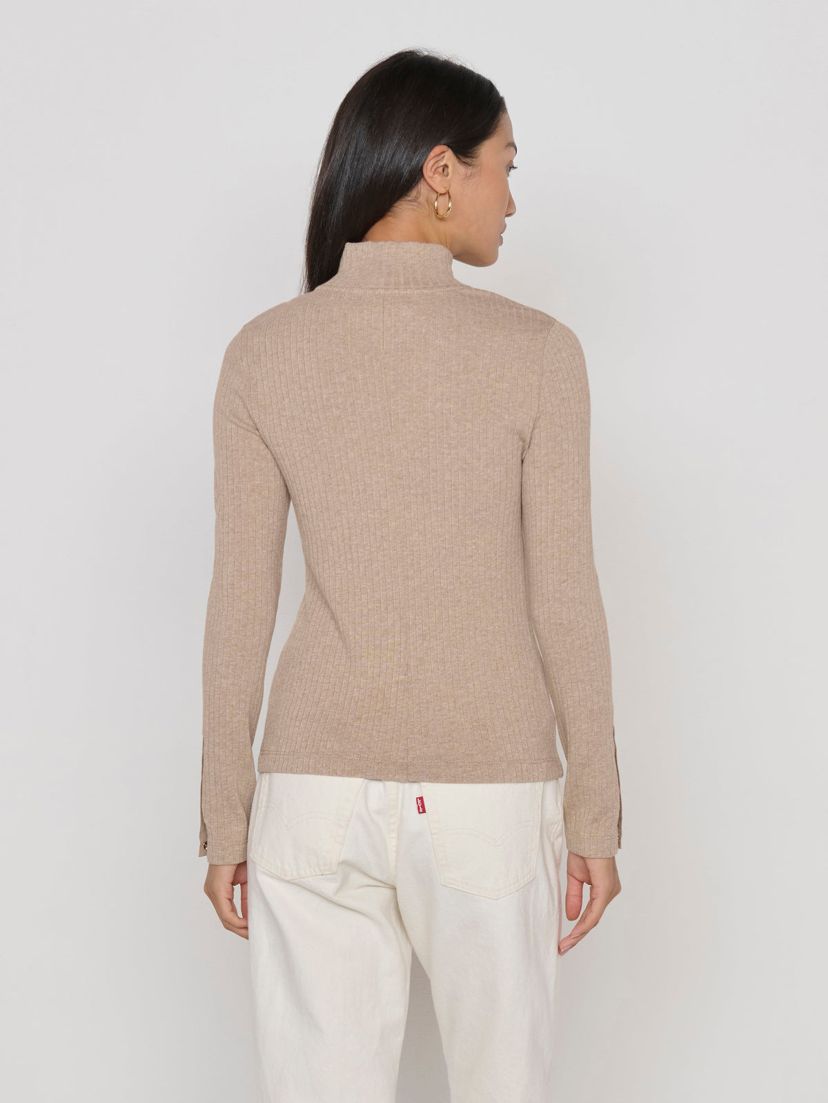 Sheila Top in heather oatmeal