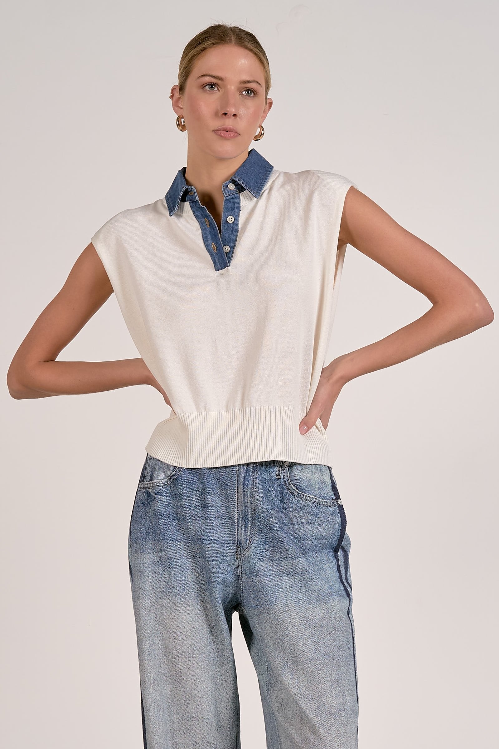 Piper Top Off White