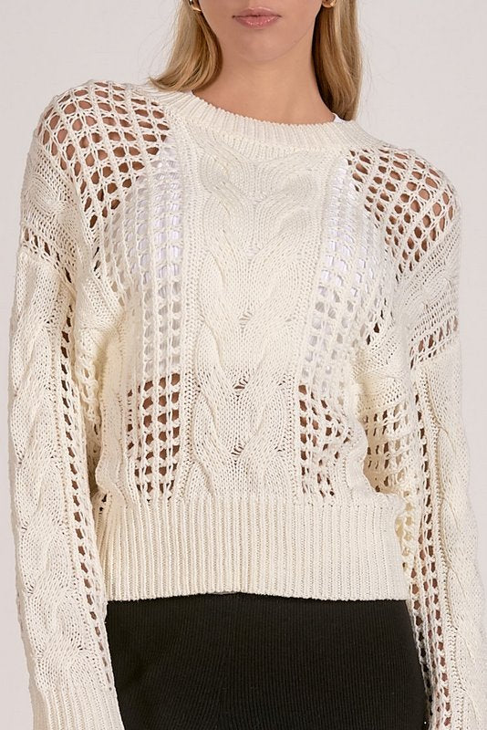 Poppy Sweater White