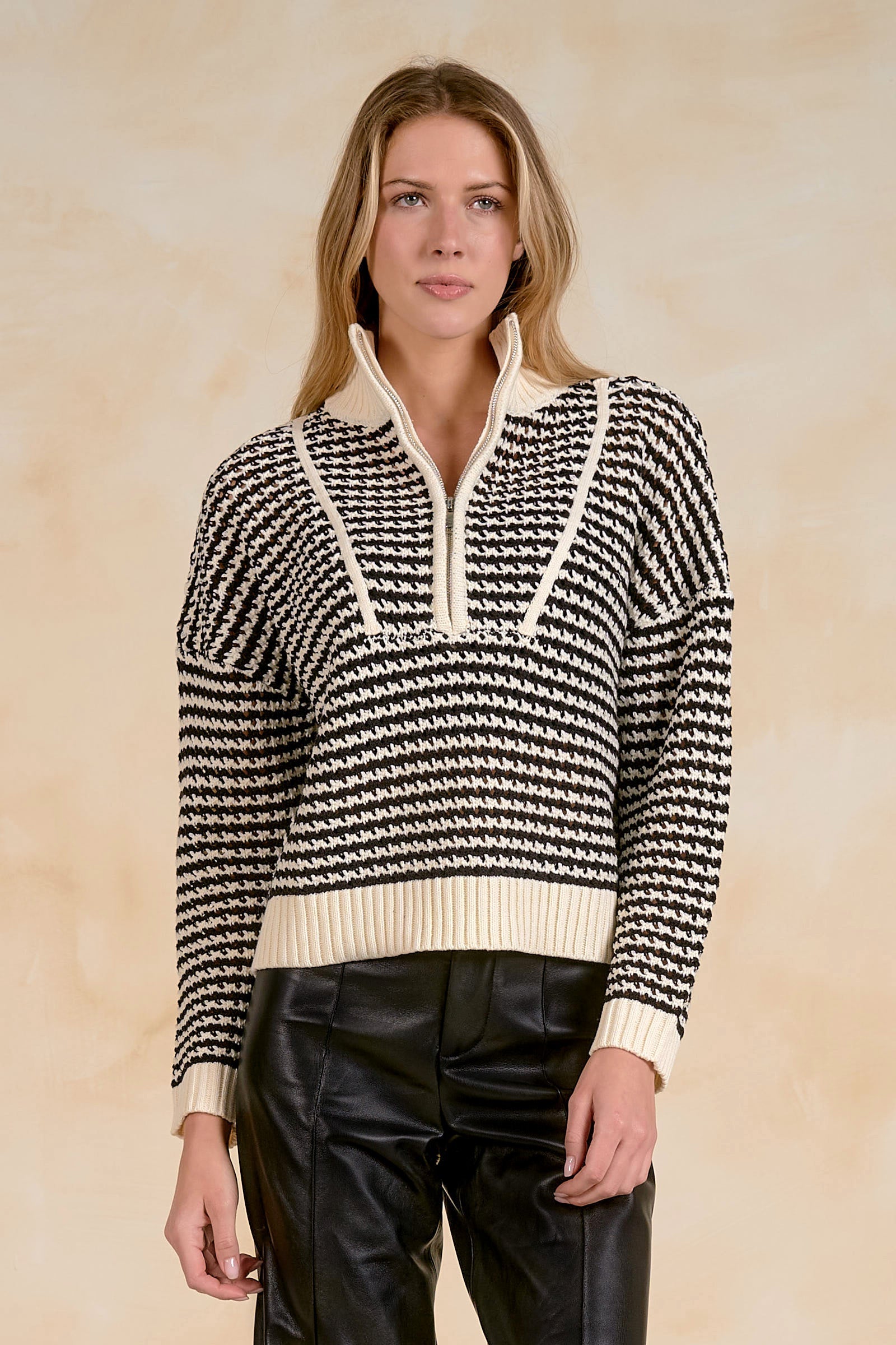Blair Half Zip Black