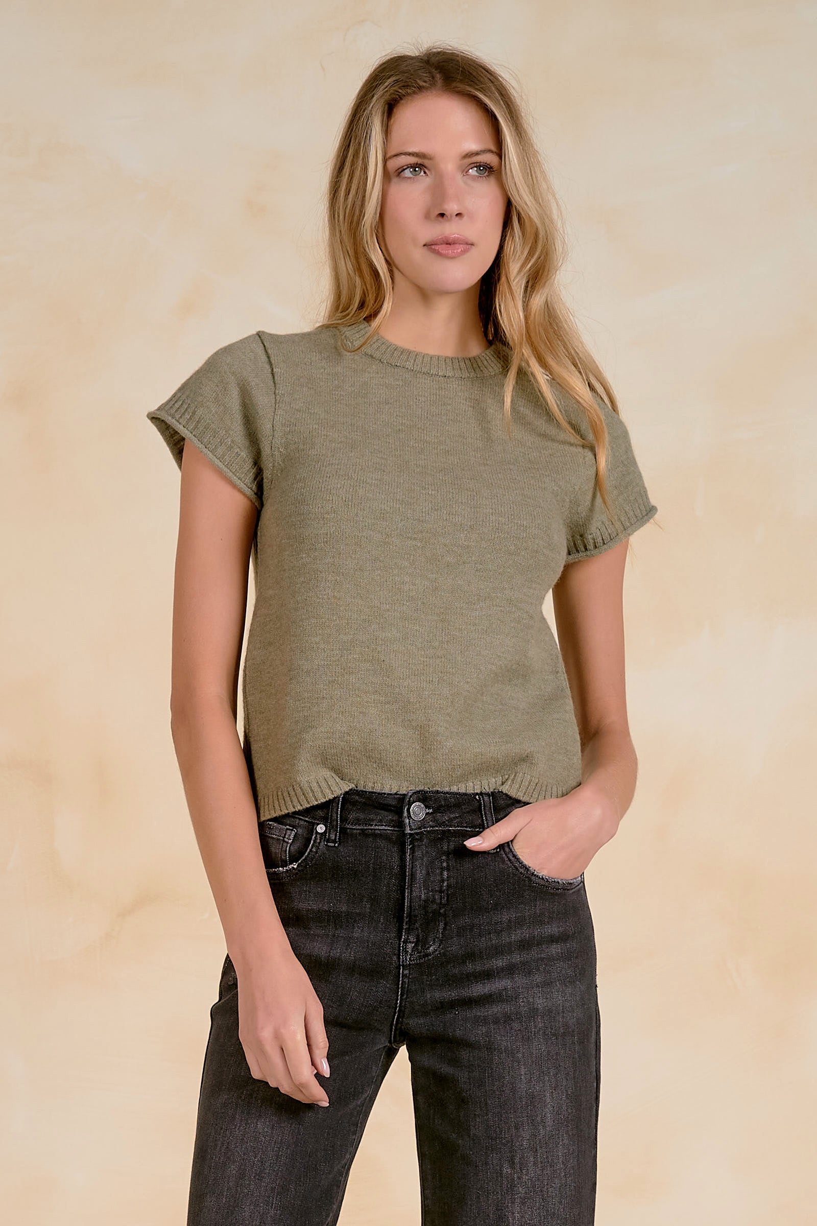 Sam Sweater Light Olive