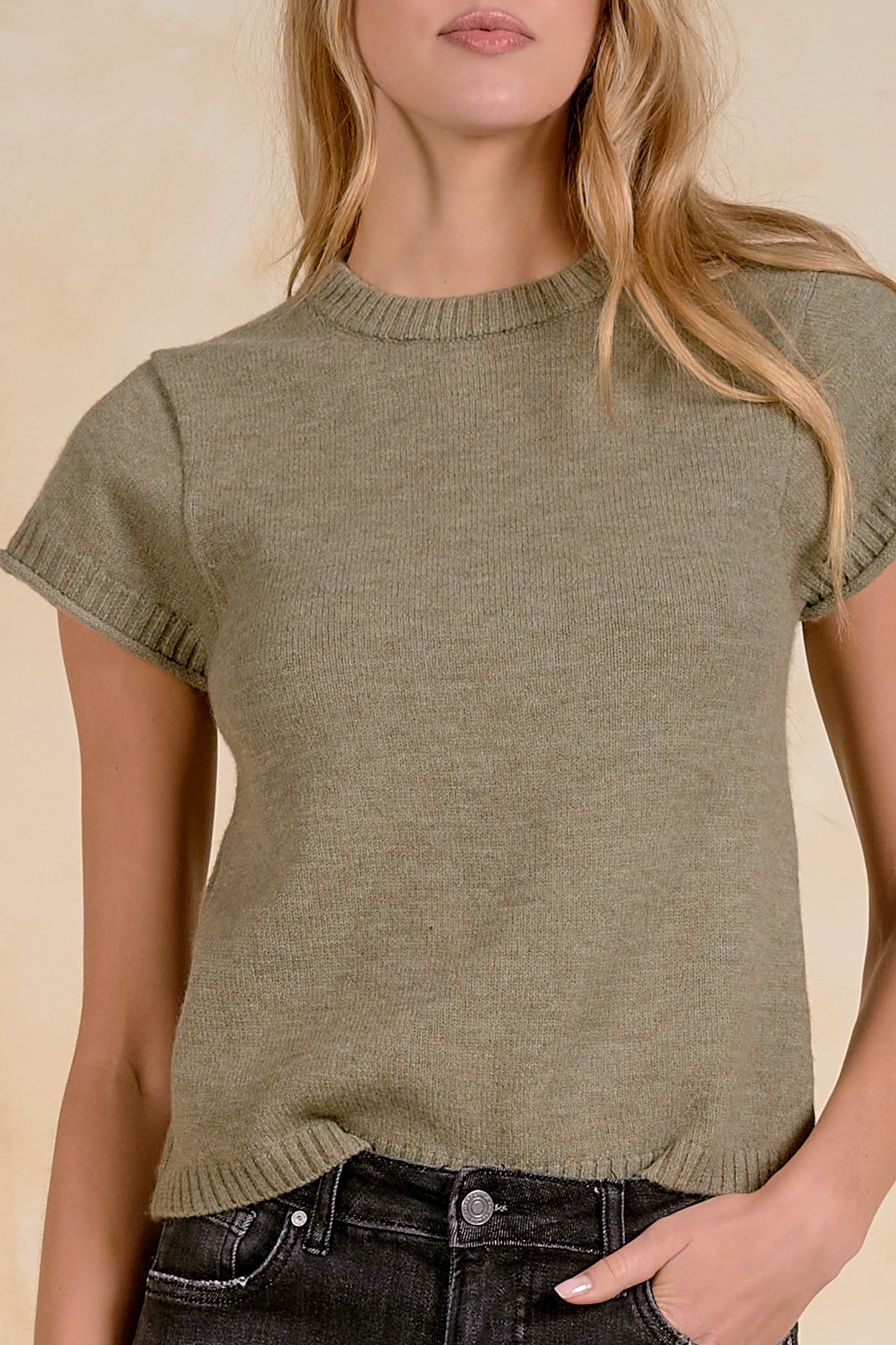 Sam Sweater Light Olive