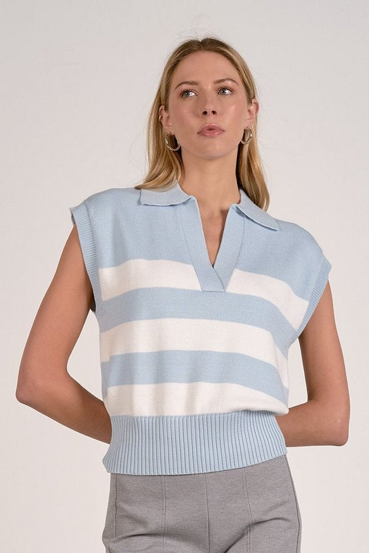Porter Sweater Blue Stripe