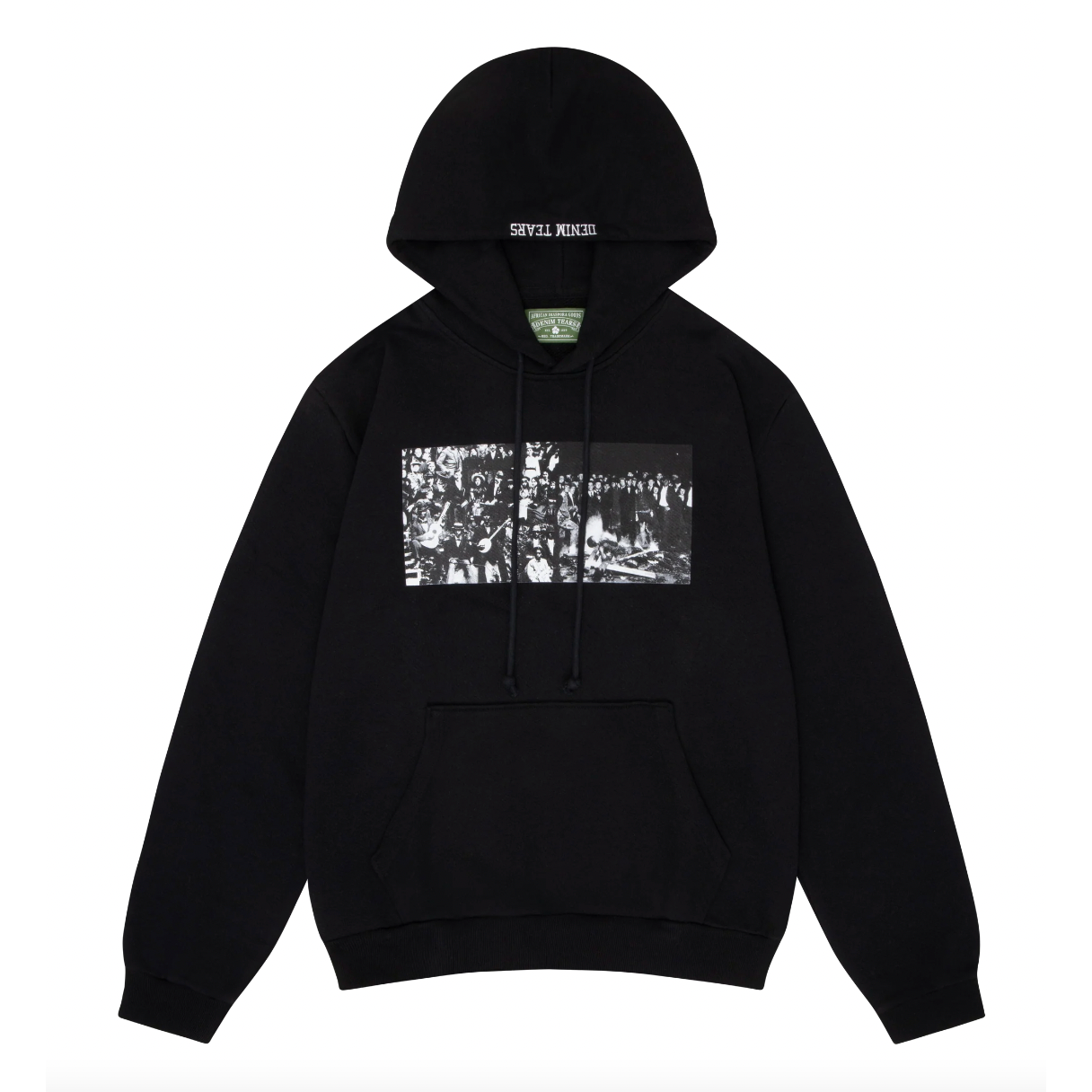 Denim Tears Black Entertainment Hoodie Black