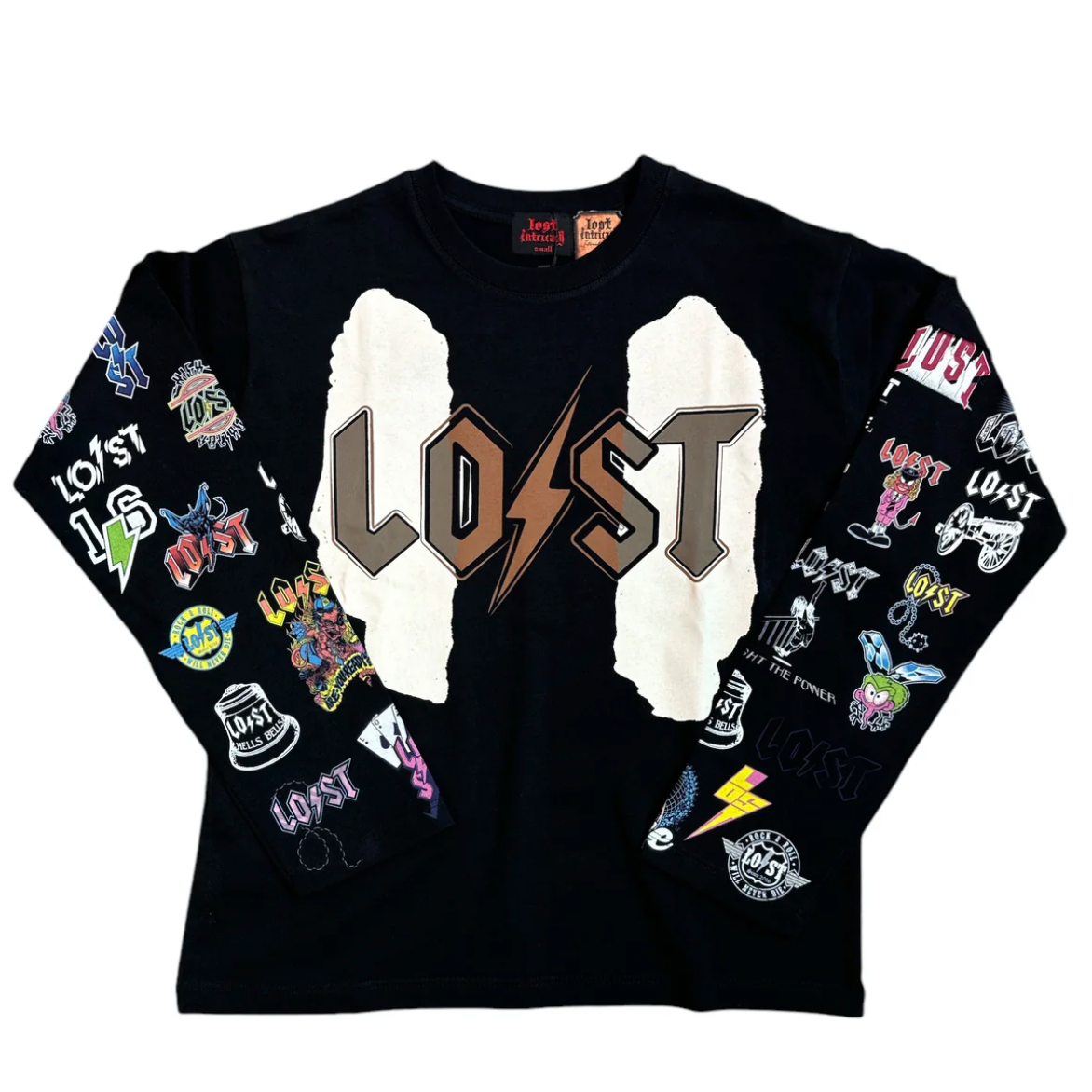 Lost Intricacy "Logos" Black Long Sleeve