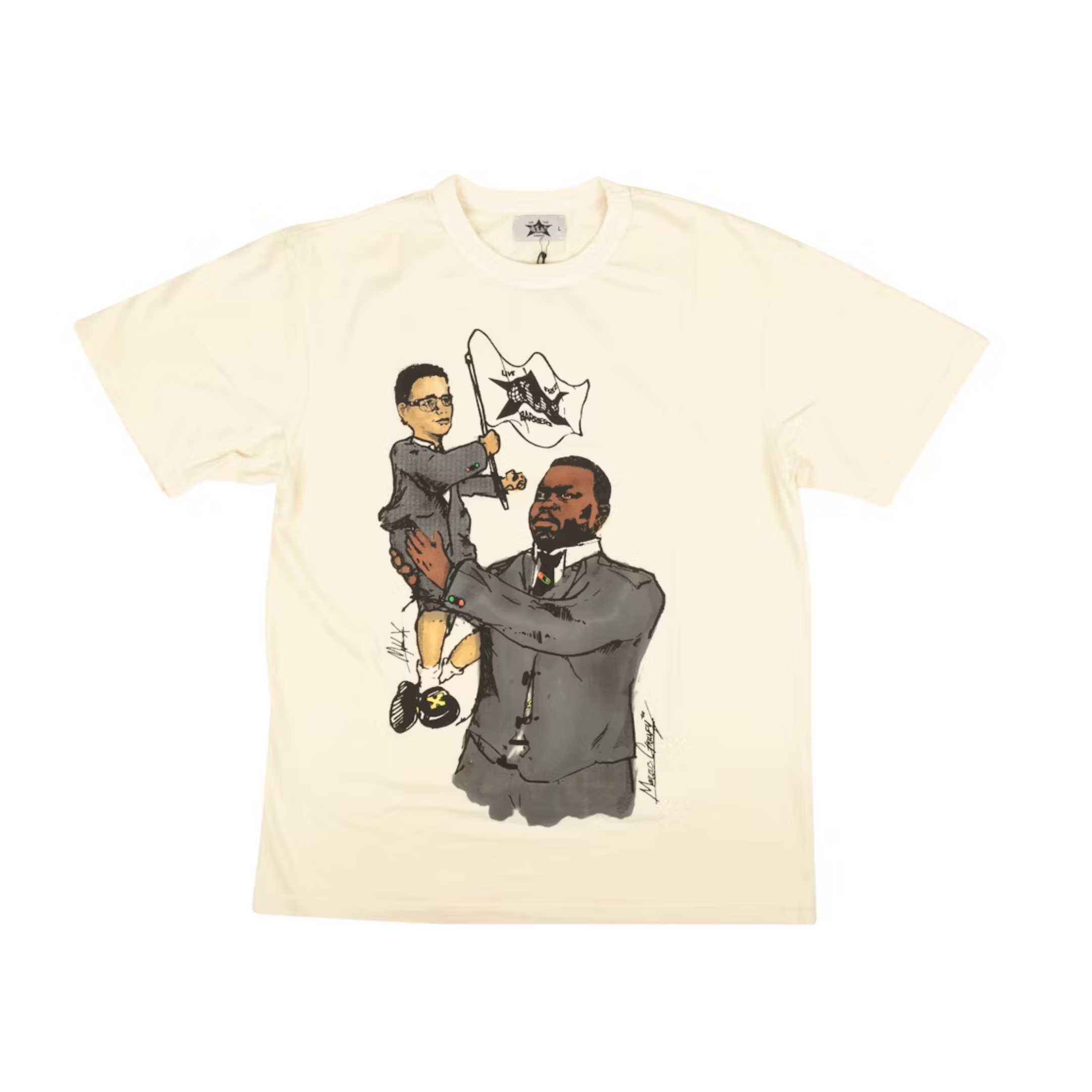 Barriers Marcus Garvey Malcolm X T-shirt Tee