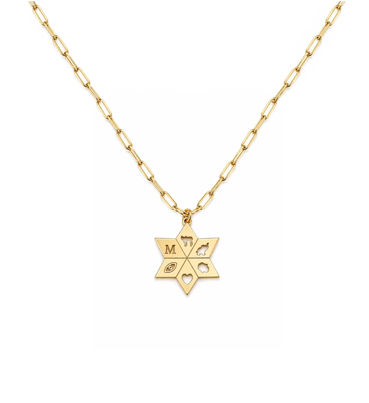 Amelia Good Luck Initial Necklace