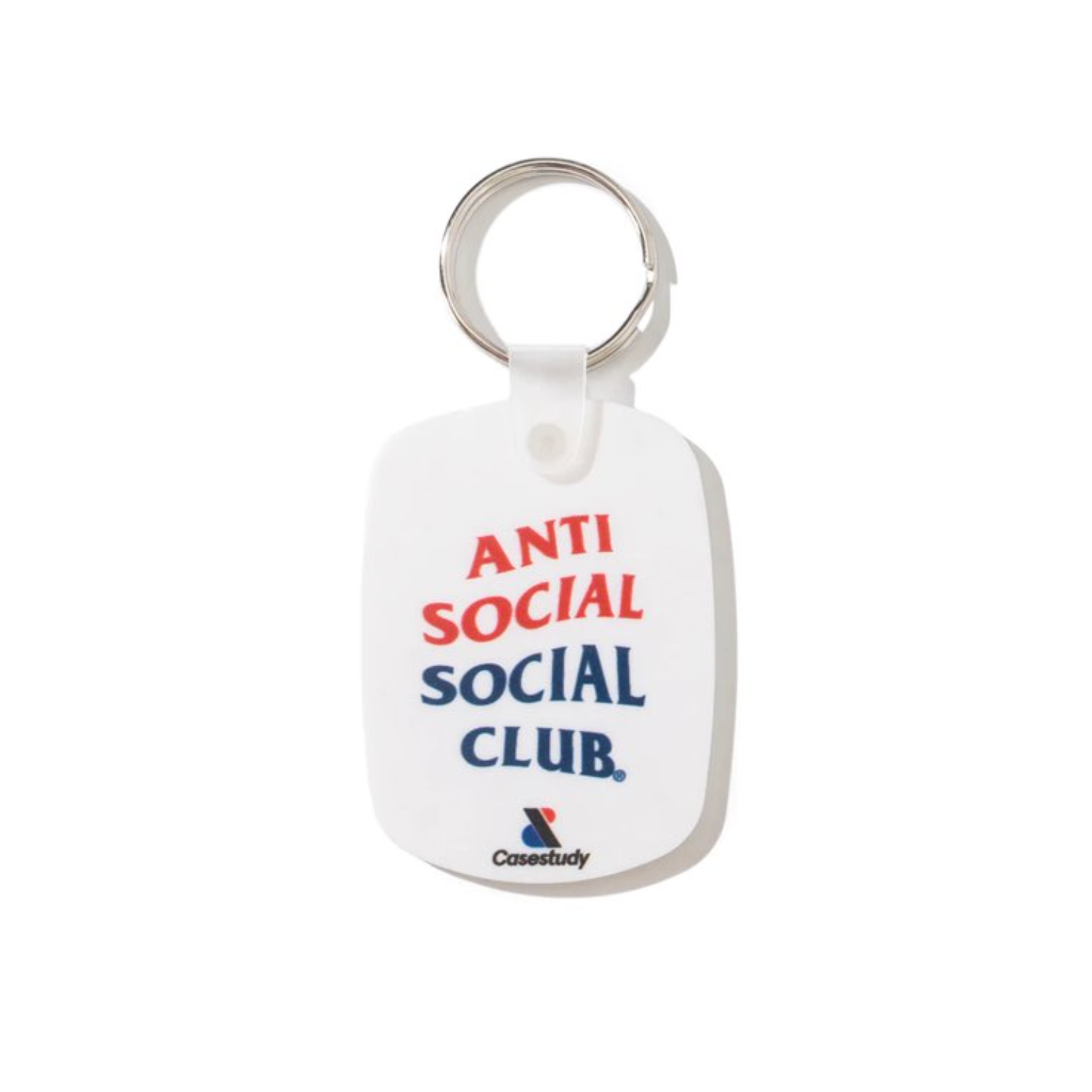 Anti Social Social Club ASSC Keychain White