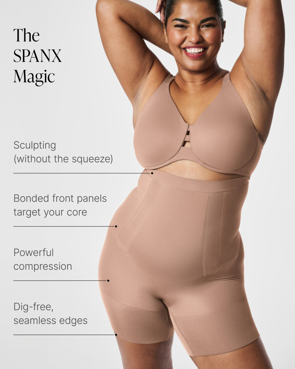 SPANXsculpt™ OnCore High-Waisted Mid-Thigh Short