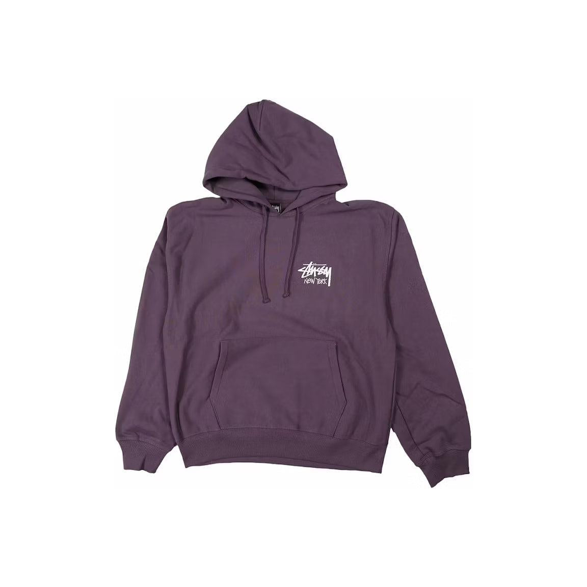 Stussy Stock New York Hoodie Grape