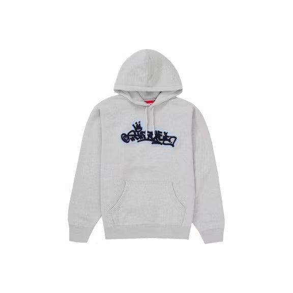 Supreme Handstyle Hooded Sweatshirt Heather Grey