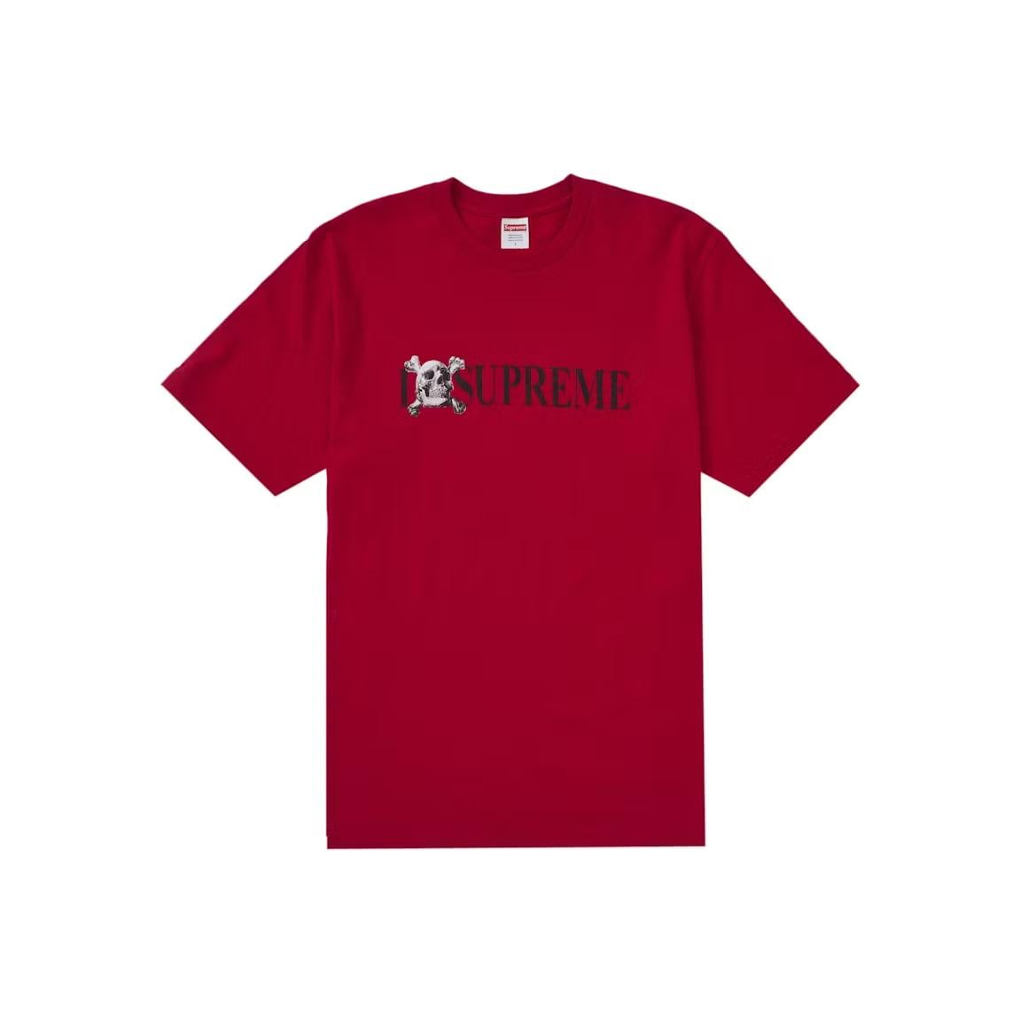 Supreme Skull Tee Red