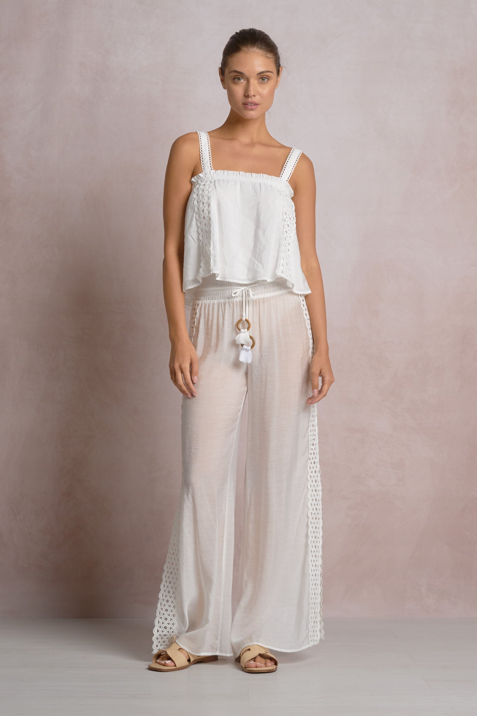 Vida Pant White