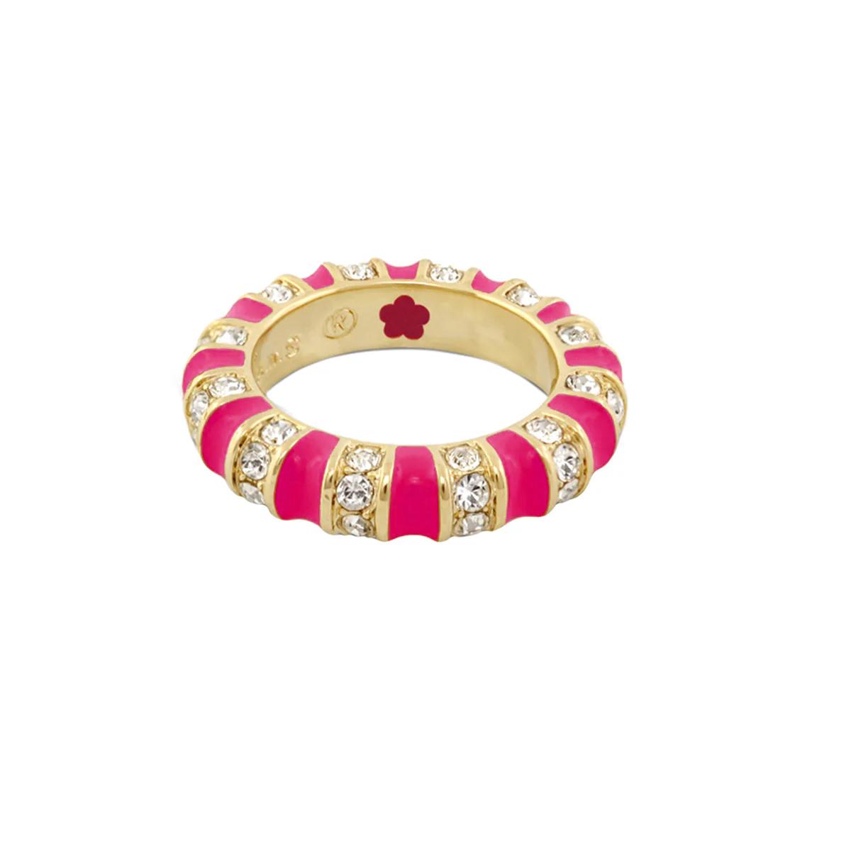 Stripe Tease Stackable Ring