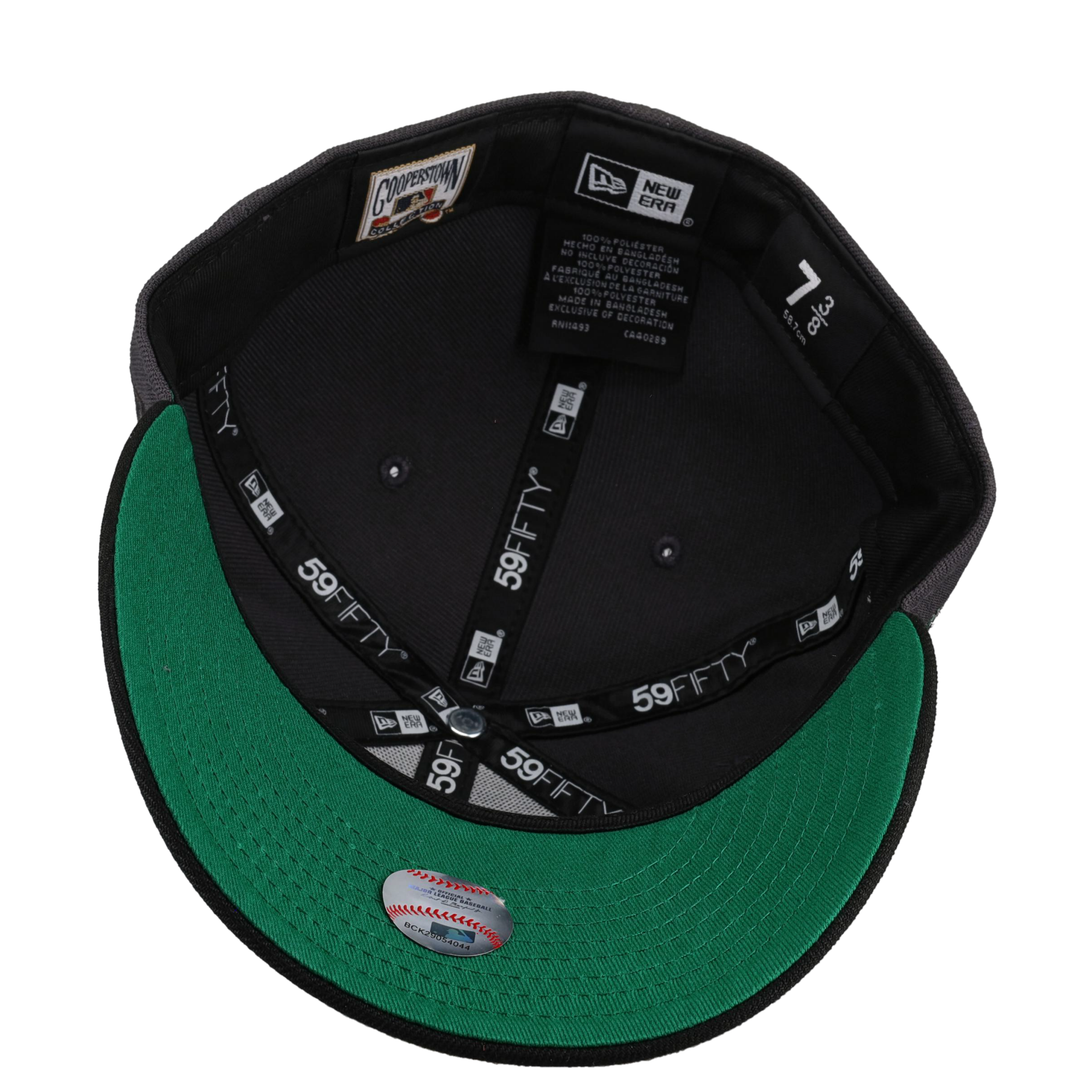 Chicago White Sox 2005 WS Laurel Wreath (Graphite/Black) Metallic 59Fifty Fitted Hat