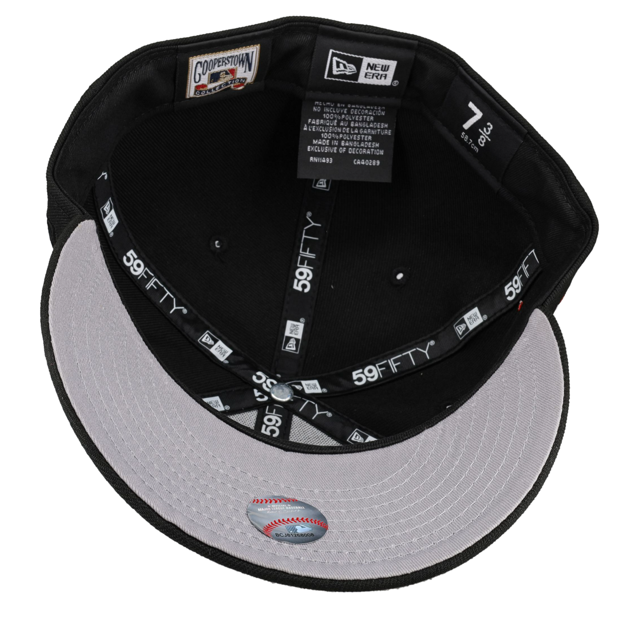 New York Yankees 75th Anniversary Black Metallic 59Fifty Fitted Hat