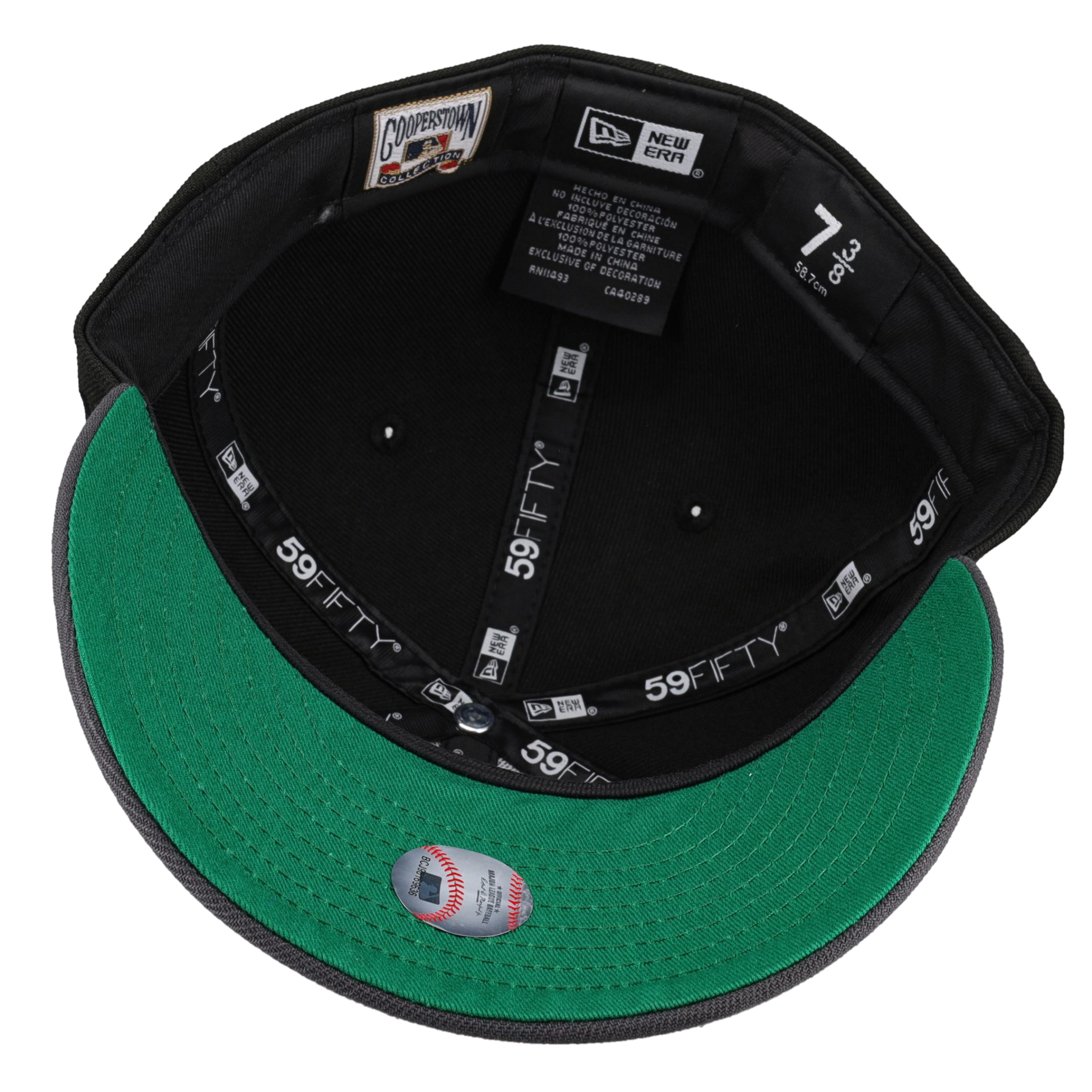 New York Yankees 75th WS Black/Graphite Metallic 59Fifty Fitted Hat