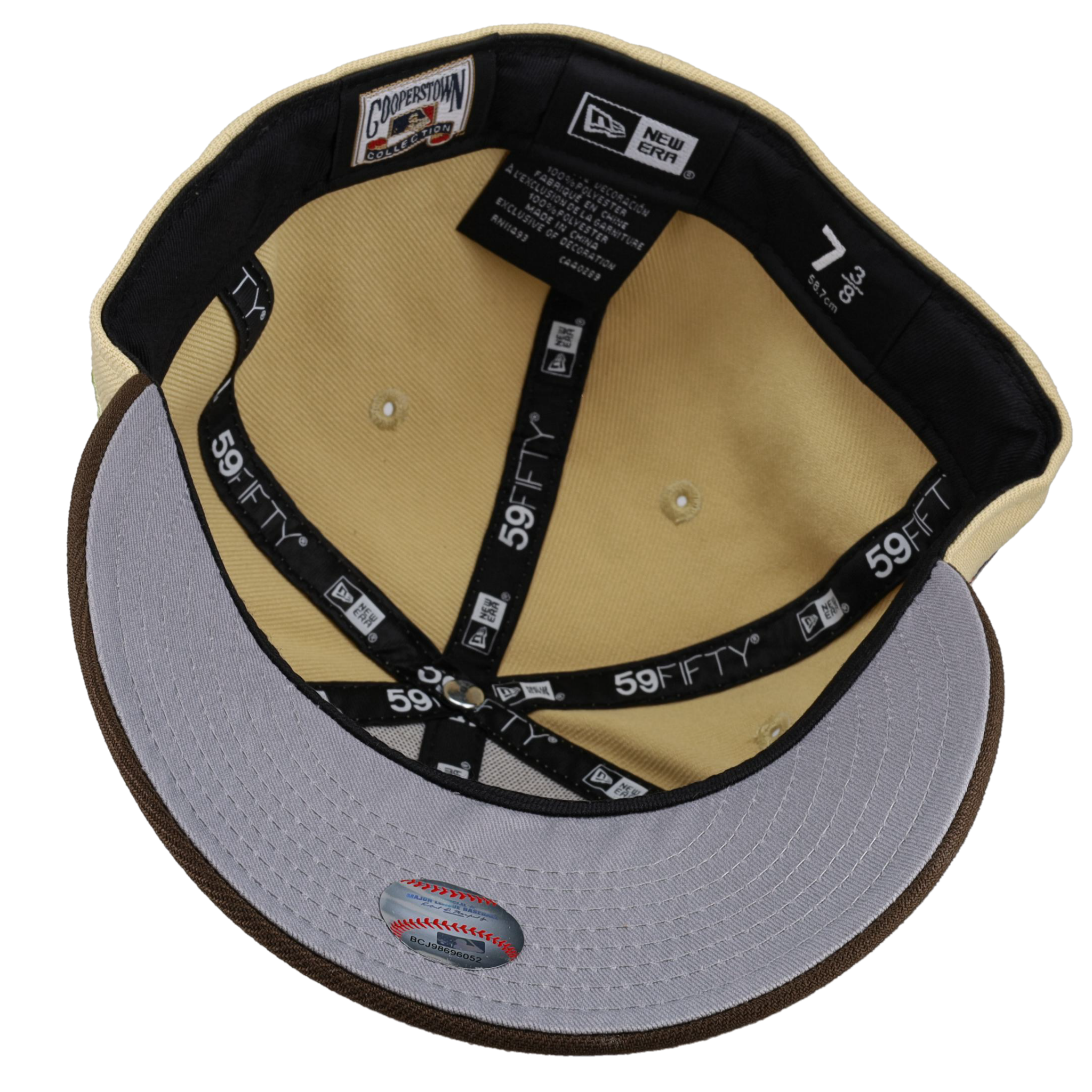 New York Yankees 1975 WS Vegas/Walnut Metallic 59Fifty Fitted Hat