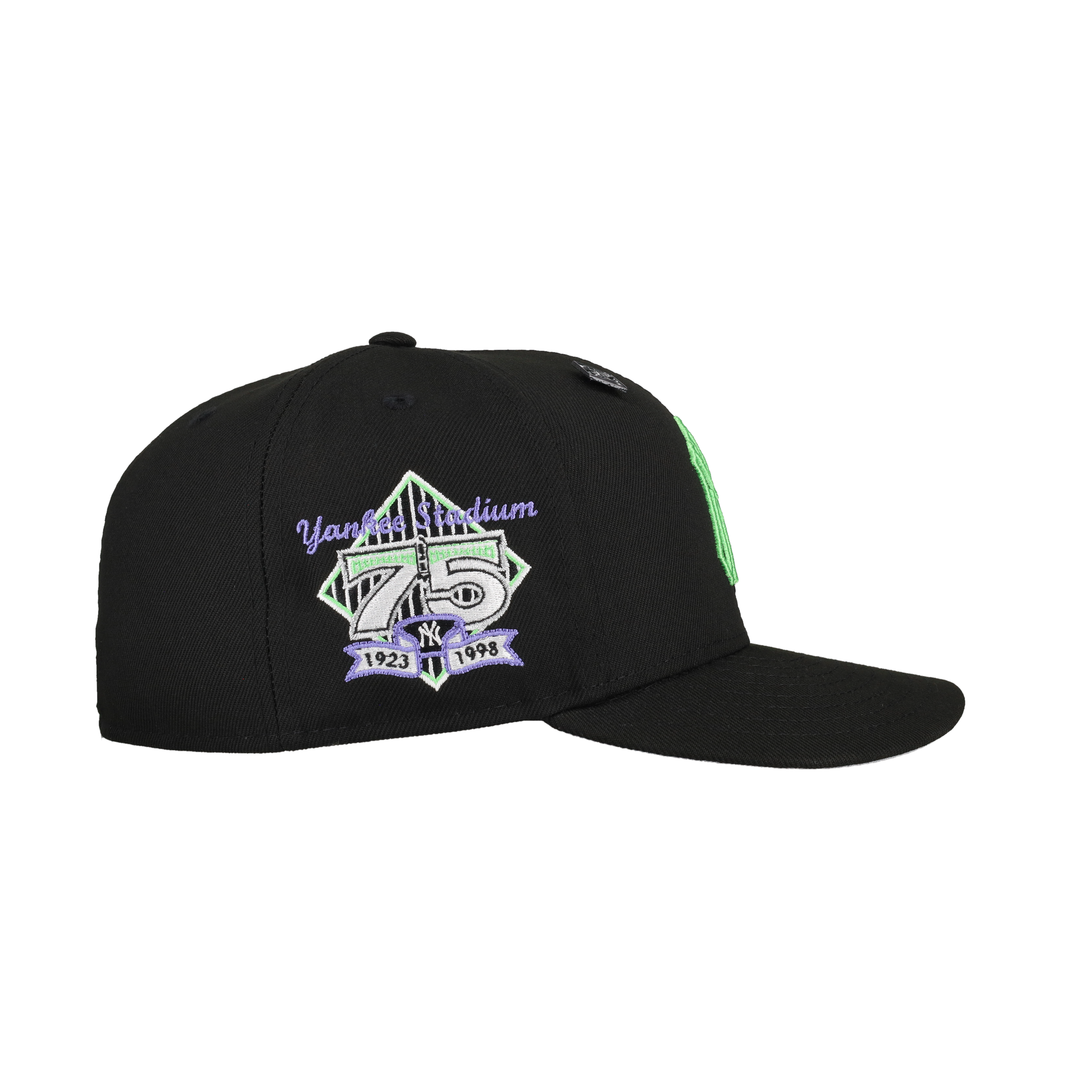 New York Yankees Trippy 75th Anniversary Graphite 59Fifty Fitted Hat