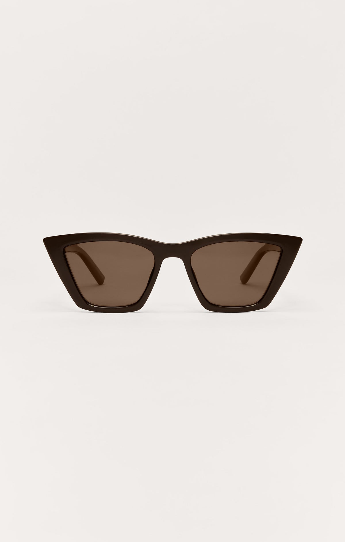Z Supply Villa Polarized Sunglasses in Cocoa - Brown