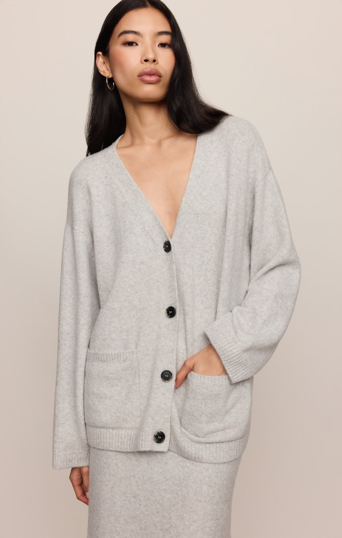Cozy Moment Sweater Midi Skirt