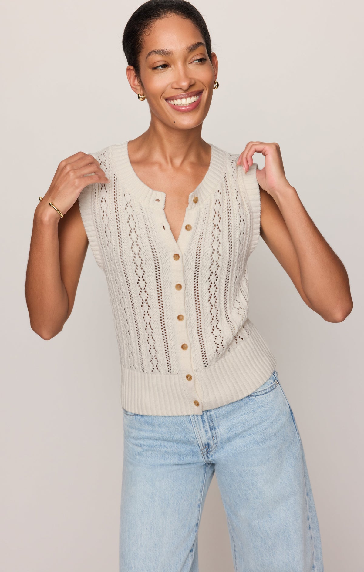 Cabot Crochet Vest