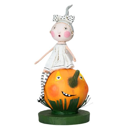 A Little Halloween Spirit Figurine by Lori Mitchell *NEW FOR 2025* by Quirks! at Shirley Shoppe