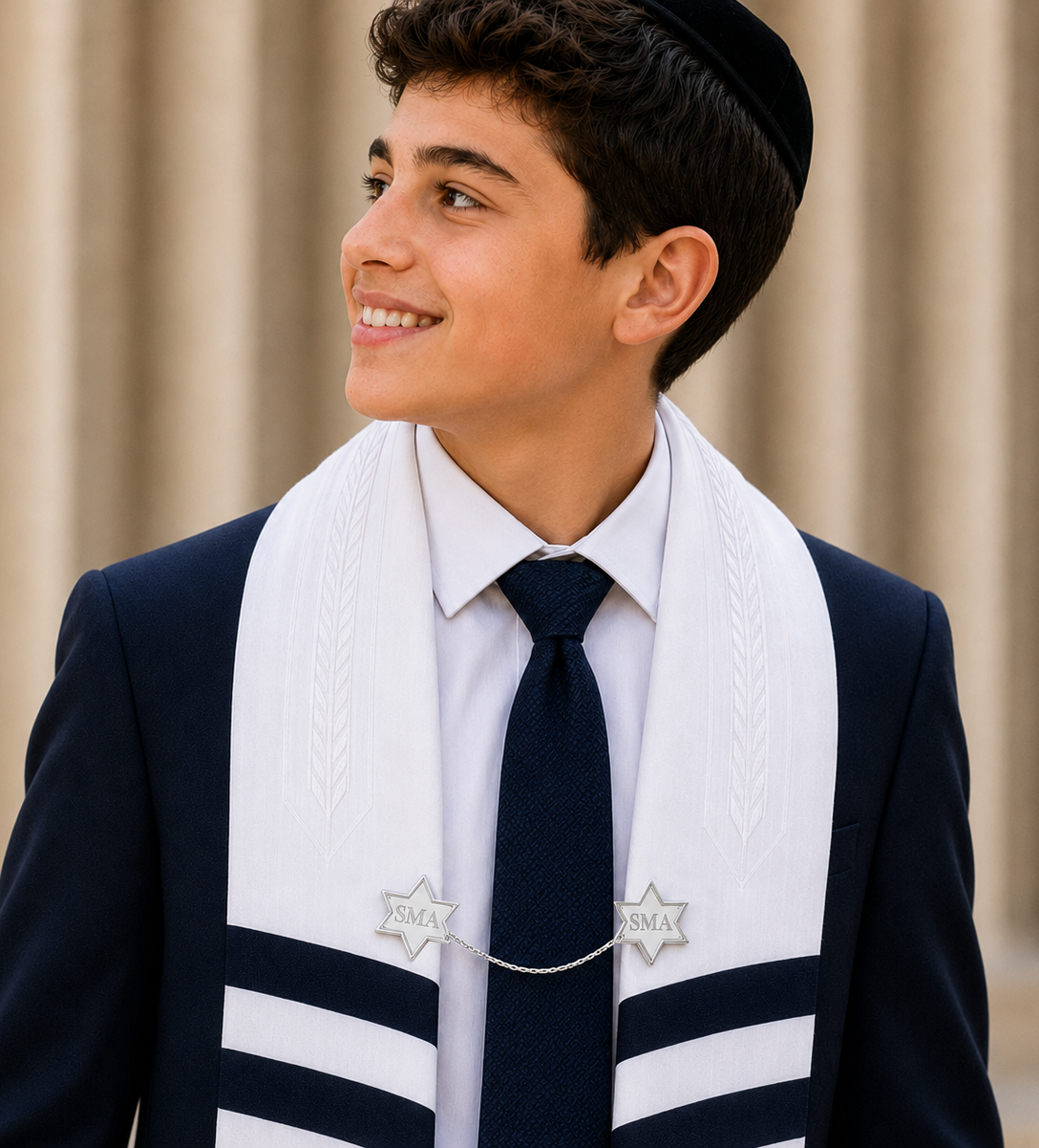 Star of David Personalized Tallit Clips